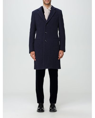 Giorgio Armani Wool Coat - Blue