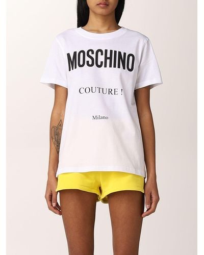 Moschino T-shirt With Logo - Multicolour
