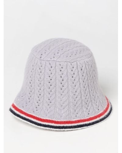 Thom Browne Hat In Wool Blend - Gray
