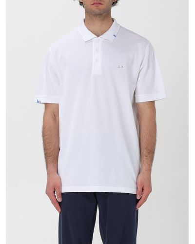 Sun 68 Polo Shirt - White