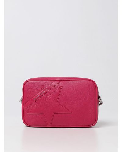 Golden Goose Star Bag In Leather And Grain - Pink