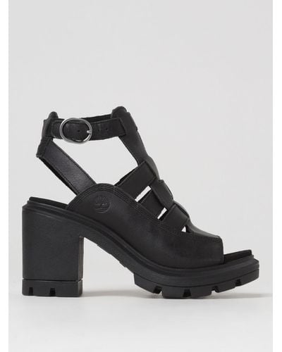 Timberland Heeled Sandals - Black