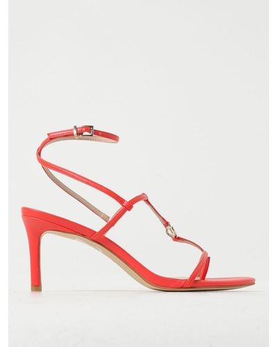 Twin Set Flat Sandals - Red