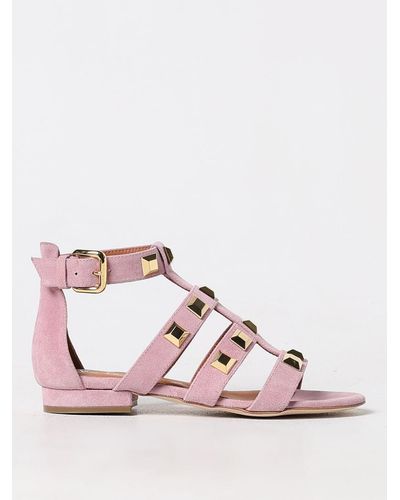 Via Roma 15 Flat Sandals - Pink
