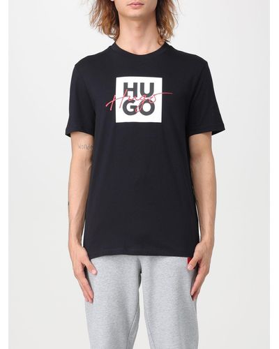 HUGO T-shirt Boss - Bleu