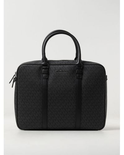 Michael Kors Borsa Hudson Michael in tessuto spalmato - Nero