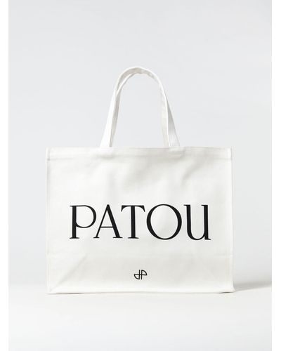 Patou Tote Bags - White