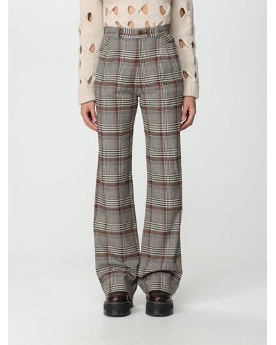 Vivienne Westwood Pantalone in lana vergine e viscosa - Grigio