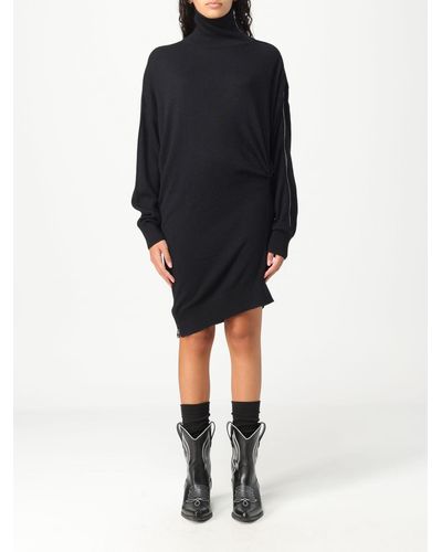 Isabel Marant Gaelys Dress In Viscose Blend - Black