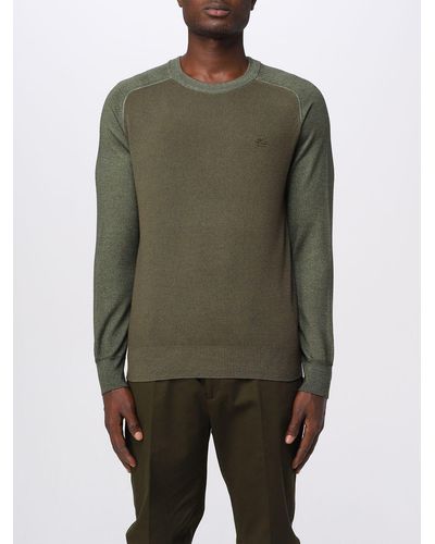 Etro Sweater In Virgin Wool - Green