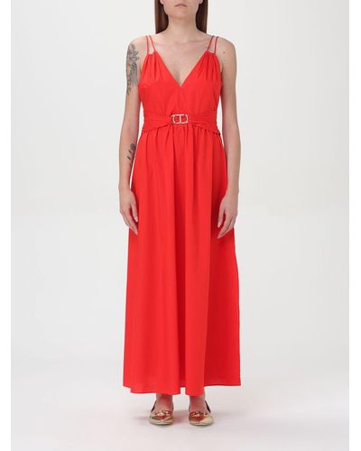 Twin Set Dress - Red