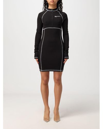 Karl Lagerfeld Logo Dress Dresses - Black