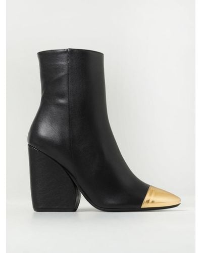 N°21 Leather Ankle Boots - Black
