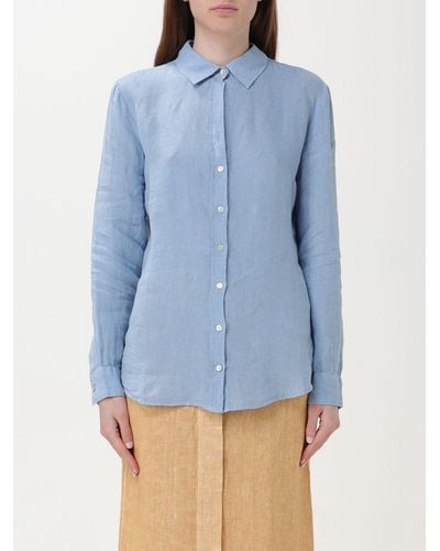 120% Lino Shirt - Blue