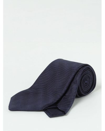 Etro Cravatta in seta jacquard - Blu