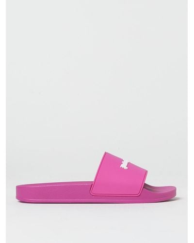 Palm Angels Rubber Sliders - Pink