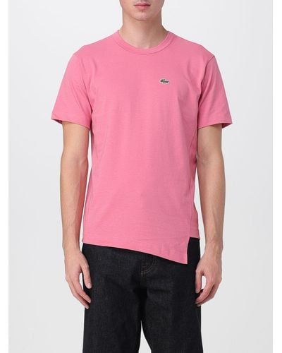 Comme des Garçons T-shirt Comme Des Garcons Shirt X Lacoste - Pink