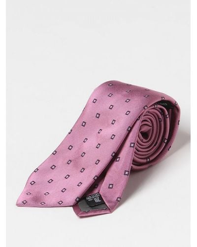 Emporio Armani Cravate - Rose