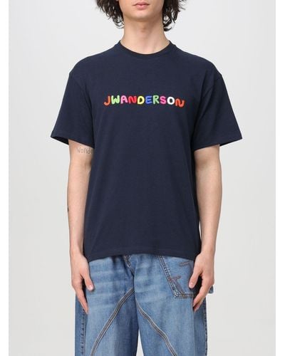 JW Anderson Camiseta - Azul