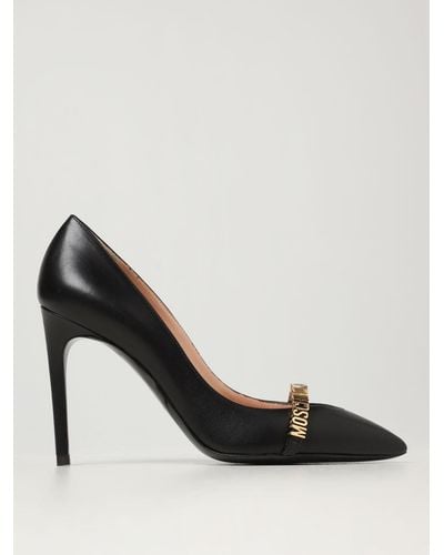Moschino Court Shoes - Black