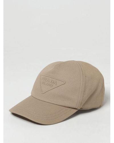 Prada Cappello da baseball Triangle Logo - Neutro