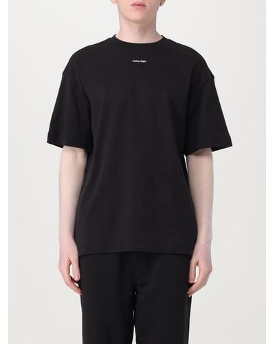 Calvin Klein T-shirt basic con mini logo - Nero