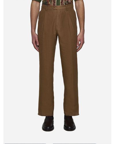 Etro Trousers - Brown