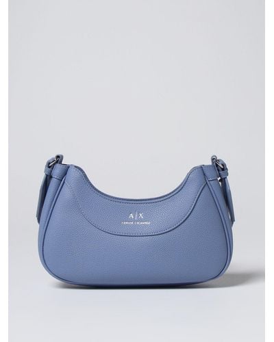 Armani Exchange Crossbody Bags - Blue