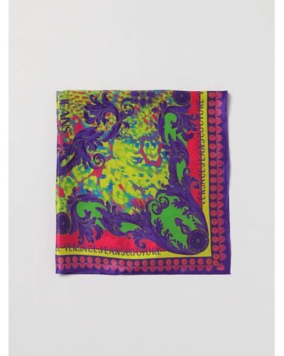 Versace Foulard Baroque in seta stampata - Multicolore