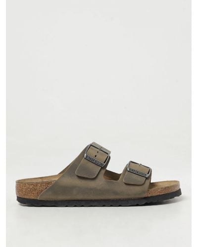 Birkenstock Flat Sandals - Green