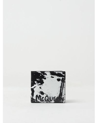Alexander McQueen Portemonnaie mit Graffiti-Print - Mehrfarbig