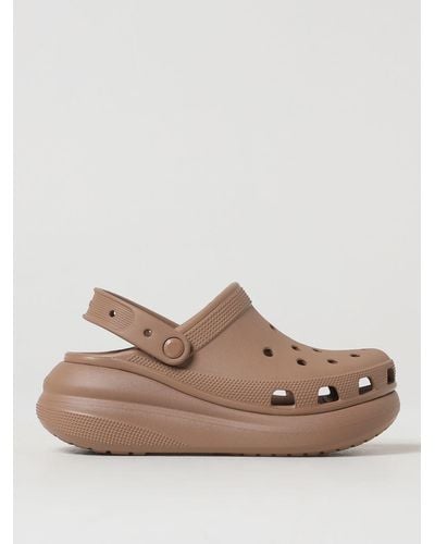 Crocs™ Flat Sandals - Brown