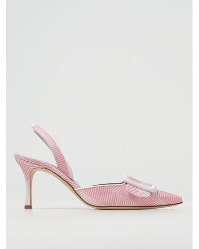 Manolo Blahnik High Heel Shoes - Pink