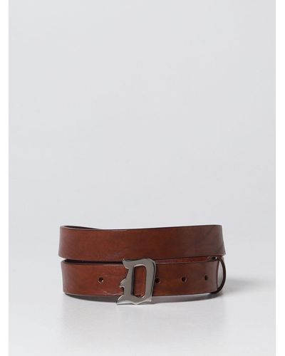Dondup Leather Belt - Brown