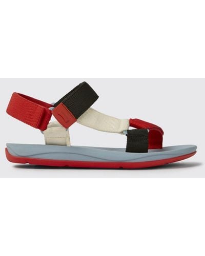 Camper Match Sandals In Recycled Pet - Red
