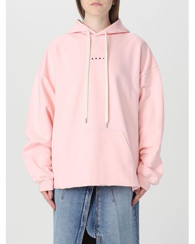Marni Sweatshirt In Cotton - Pink