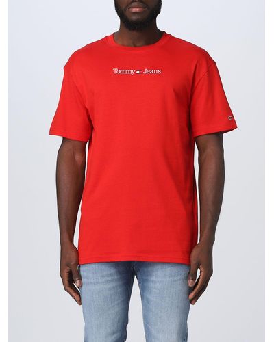 Tommy Hilfiger T-shirt in cotone - Rosso