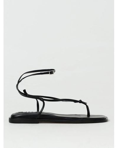 MSGM Flat Sandals - Black