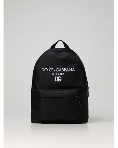 Dolce & Gabbana Sac à dos en nylon avec logo - Noir