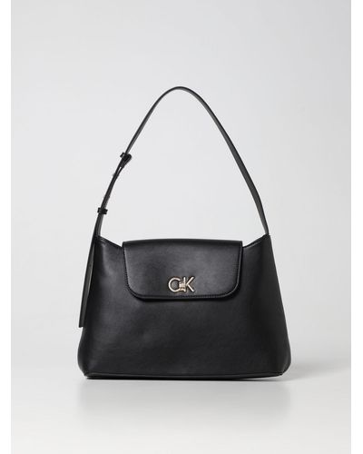 Calvin Klein Women's Archive Hardware Buckle Shoulder Bag