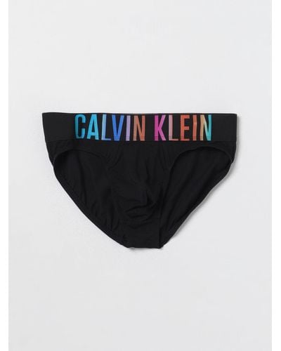 Calvin Klein Slip CK Underwear in cotone riciclato stretch - Nero