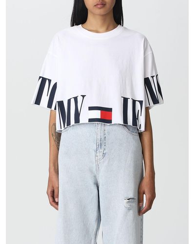 Tommy Hilfiger T-shirt in misto cotone - Bianco