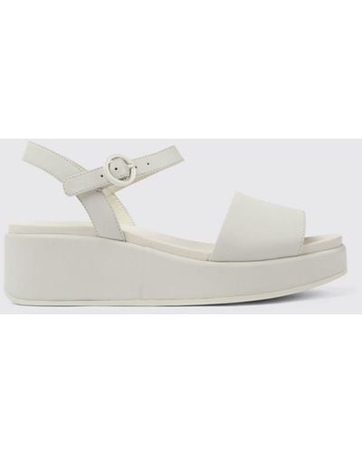 Camper Heeled Sandals - White