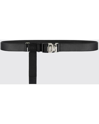 Givenchy Cintura 4G Release Buckle in pelle e webbing - Bianco