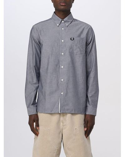 Fred Perry Chemise - Gris