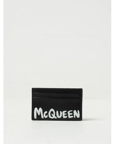 Alexander McQueen Graffiti Holder - Noir