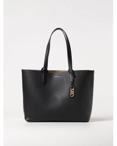 Michael Kors Eliza Grained Leather Bag - Black