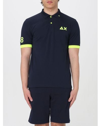 Sun 68 Polo Shirt - Blue