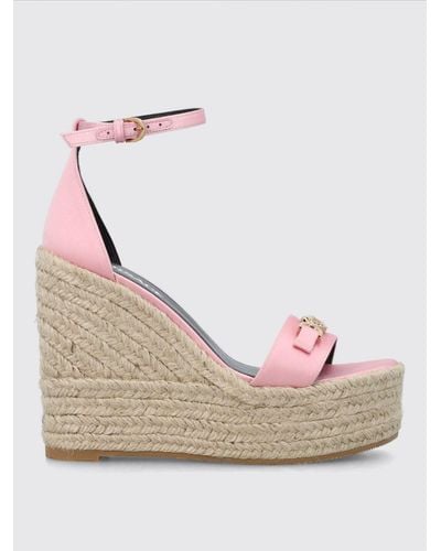 Versace Wedge Shoes - Natural
