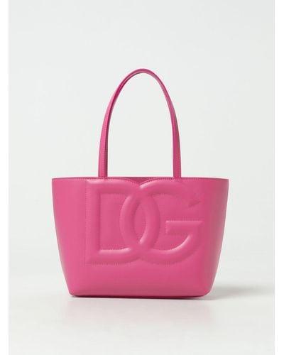 Dolce & Gabbana Tote Bags - Pink